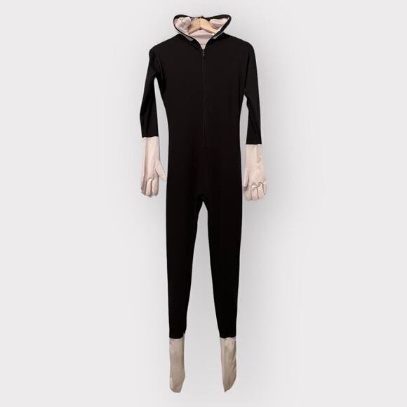 Morphsuit Halloween Costume Mens Small Tuxedo Bodysuit Full Body Suit Cosplay - Picture 5 of 9